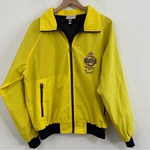Australian L’ Alpina Vintage Men’s 48 Yellow Windbreaker Sports Jacket